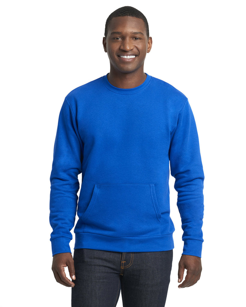 Next Level Apparel-9001-Unisex Santa Cruz Pocket Sweatshirt-ROYAL