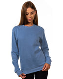 Next Level Apparel-9002NL-Unisex Malibu Pullover Sweatshirt-HEATHER BAY BLUE