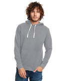 Next Level Apparel-9303-Unisex Santa Cruz Pullover Hooded Sweatshirt-LEAD GRAY