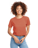 Next Level Apparel-N5080-Ladies Festival Cali Crop T-Shirt-RED