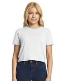 Next Level Apparel-N5080-Ladies Festival Cali Crop T-Shirt-WHITE