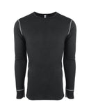 Next Level Apparel-N8201-Adult Long-Sleeve Thermal-BLACK/ GRAY