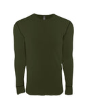 Next Level Apparel-N8201-Adult Long-Sleeve Thermal-MILTRY GRN/ BLK