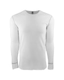 Next Level Apparel-N8201-Adult Long-Sleeve Thermal-WHITE/ GRAY