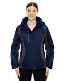 North End-78195-Ladies Height 3-in-1 Jacket with Insulated Liner-NIGHT