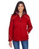 North End-78196-Ladies Angle 3-in-1 Jacket with Bonded Fleece Liner-CLASSIC RED