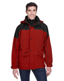 North End-88006-Adult 3-in-1 Two-Tone Parka-MOLTEN RED
