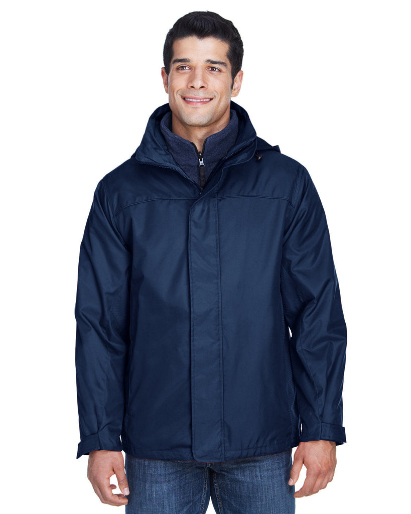 North End-88130-Adult 3-in-1 Jacket-MIDNIGHT NAVY