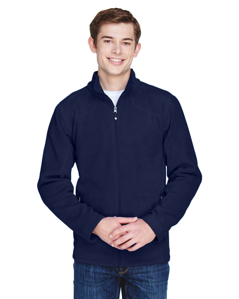 North End-88172T-Mens Tall Voyage Fleece Jacket-CLASSIC NAVY