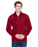 North End-88172-Mens Voyage Fleece Jacket-CLASSIC RED