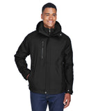 North End-88178-Mens Caprice 3-in-1 Jacket with Soft Shell Liner-BLACK