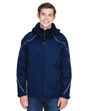 North End-88196-Mens Angle 3-in-1 Jacket with Bonded Fleece Liner-NIGHT