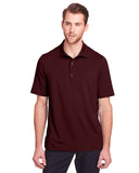 North End-NE100-Mens Jaq Snap-Up Stretch Performance Polo-BURGUNDY