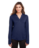 North End-NE400W-Ladies Jaq Snap-Up Stretch Performance Pullover-CLASSIC NAVY