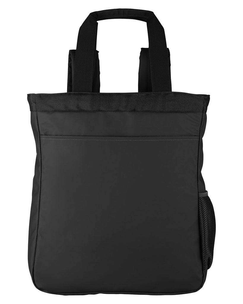 North End-NE901-Convertible Backpack Tote-BLACK