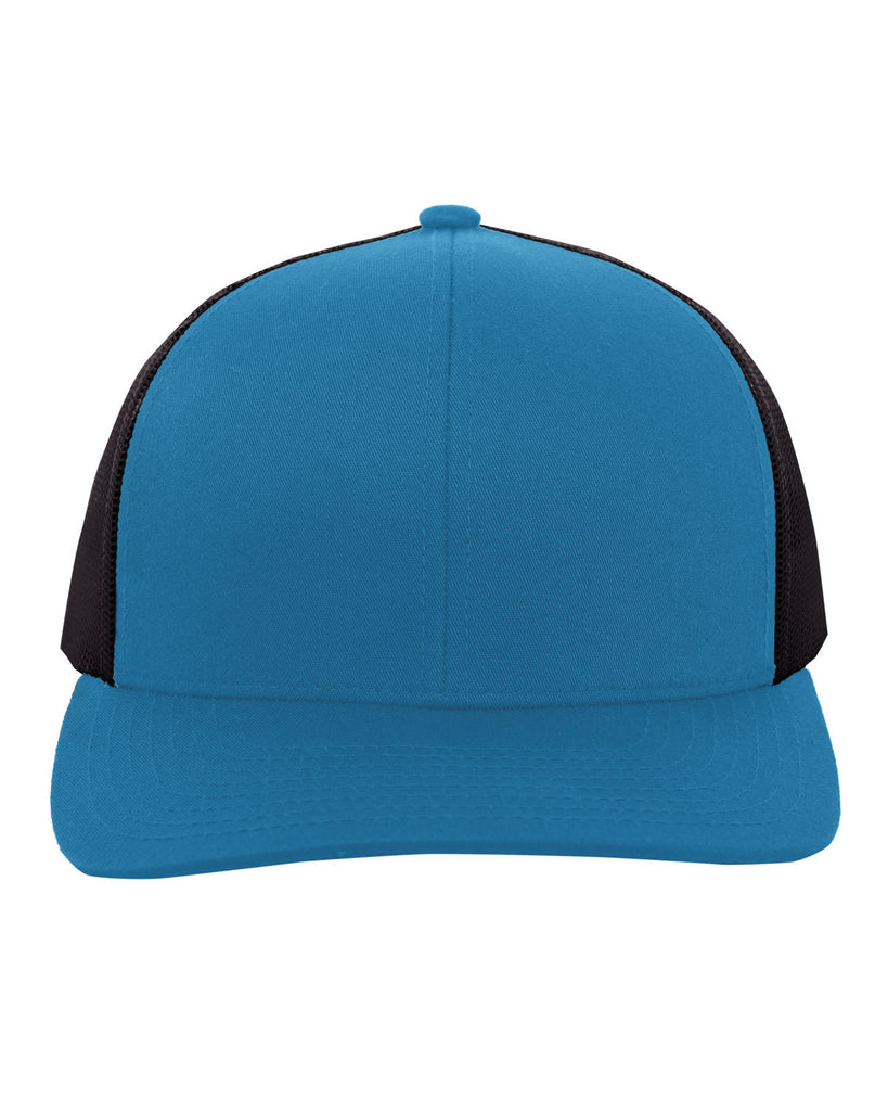 Pacific Headwear-104C-Trucker Snapback Hat-PAN TL/ CHARCOAL
