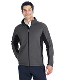 Spyder-187330-Mens Constant Full-Zip Sweater Fleece Jacket-POLAR/ BLK/ BLK