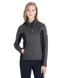 Spyder-187335-Ladies Constant Full-Zip Sweater Fleece Jacket-POLAR/ BLK/ WHT