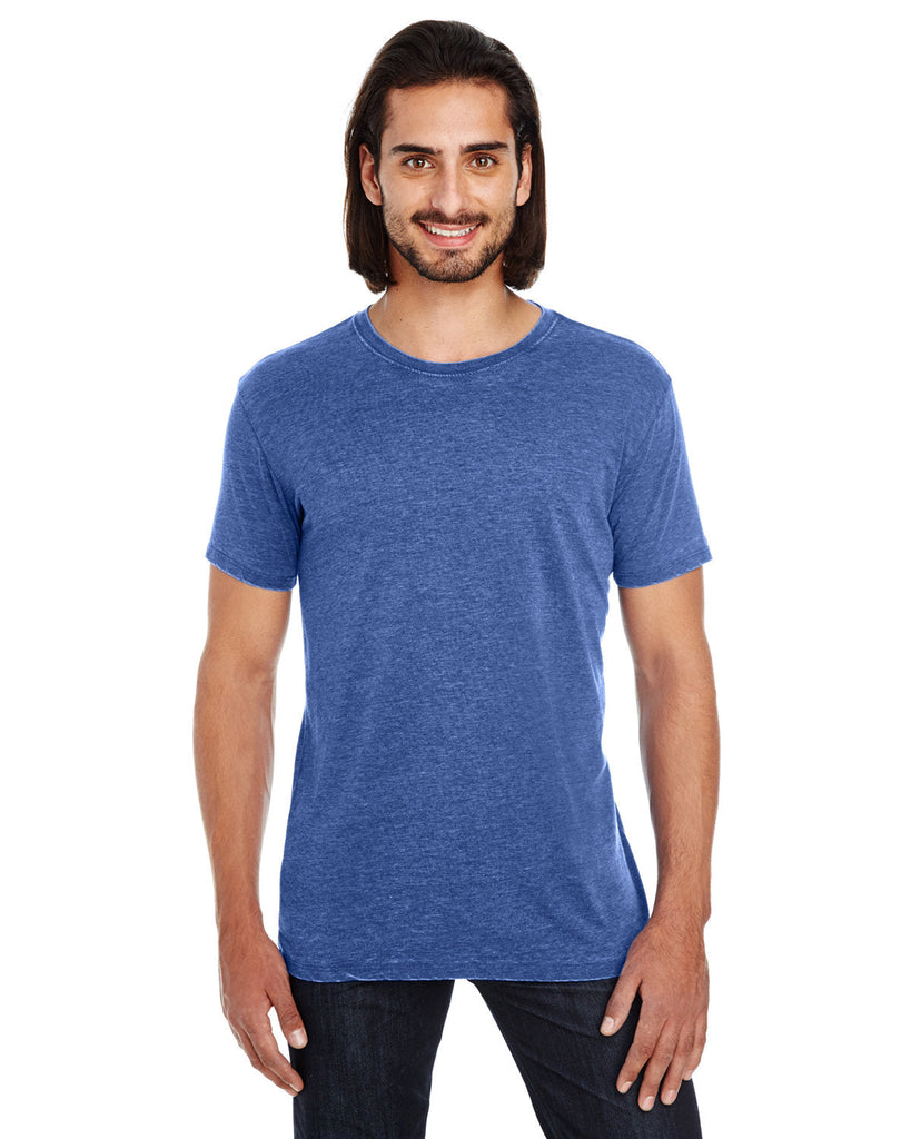 Threadfast Apparel-108A-Unisex Vintage Dye Short-Sleeve T-Shirt-VINTAGE NAVY