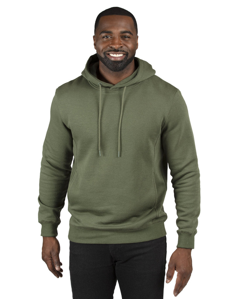 Threadfast Apparel-320H-Unisex Ultimate Fleece Pullover Hooded Sweatshirt-ARMY