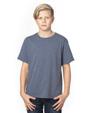 Threadfast Apparel-600A-Youth Ultimate T-Shirt-NAVY HEATHER