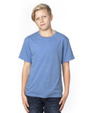 Threadfast Apparel-600A-Youth Ultimate T-Shirt-ROYAL HEATHER
