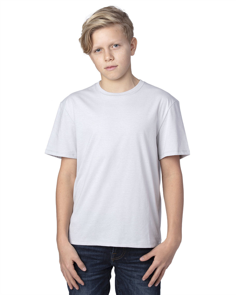Threadfast Apparel-600A-Youth Ultimate T-Shirt-SILVER