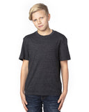 Threadfast Apparel-602A-Youth Triblend T-Shirt-BLACK TRIBLEND