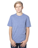Threadfast Apparel-602A-Youth Triblend T-Shirt-NAVY TRIBLEND