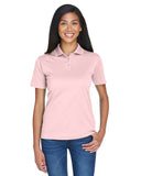 UltraClub-8404-Ladies Cool & Dry Sport Polo-PINK