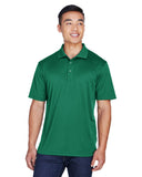 UltraClub-8405T-Mens Tall Cool & Dry Sport Polo-FOREST GREEN