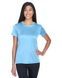 UltraClub-8620L-Ladies Cool & Dry Basic Performance T-Shirt-COLUMBIA BLUE