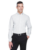 UltraClub-8970T-Mens Tall Classic Wrinkle-Resistant Long-Sleeve Oxford-WHITE
