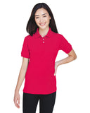UltraClub-U8315L-Ladies Platinum Performance Piqué Polo with TempControl Technology-RED