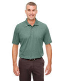 UltraClub-UC100-Mens Heathered Piqué Polo-FOREST GREN HTHR