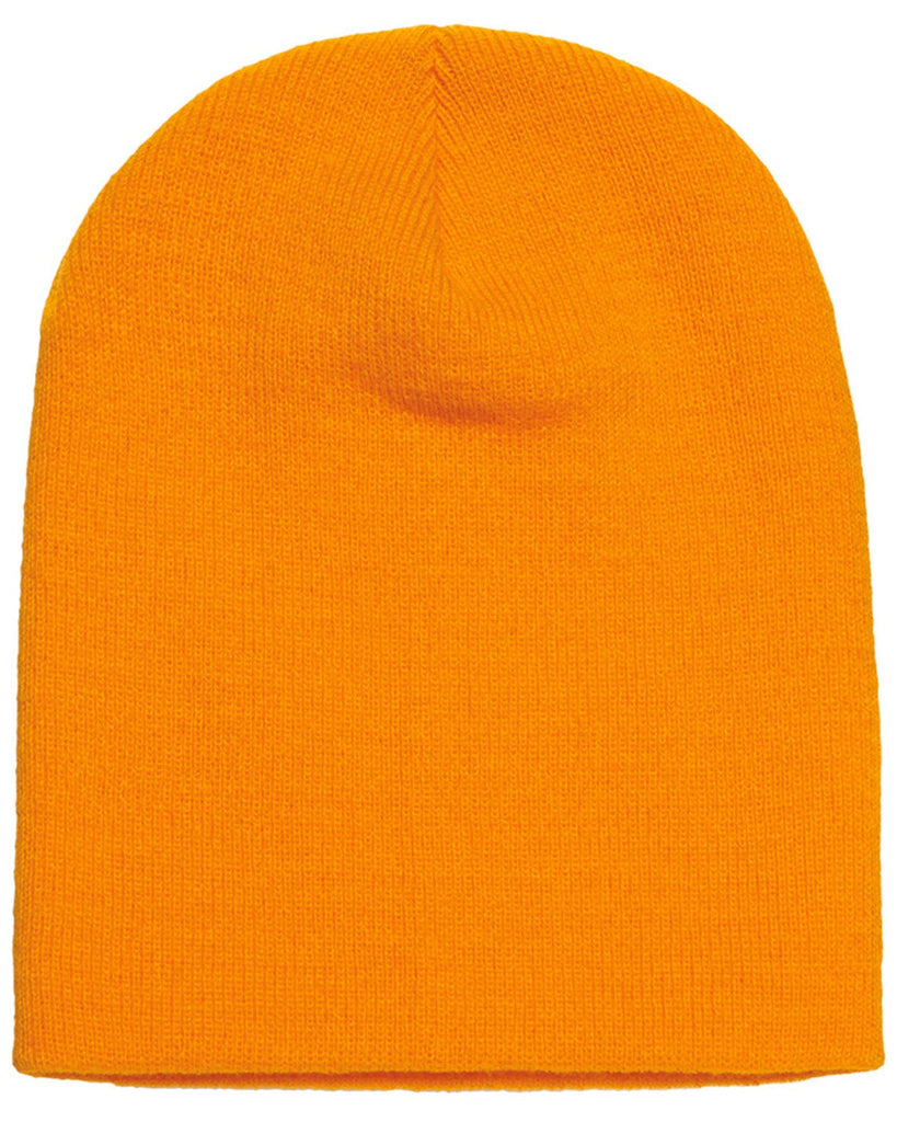 Yupoong-1500-Adult Knit Beanie-GOLD