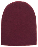 Yupoong-1500-Adult Knit Beanie-MAROON