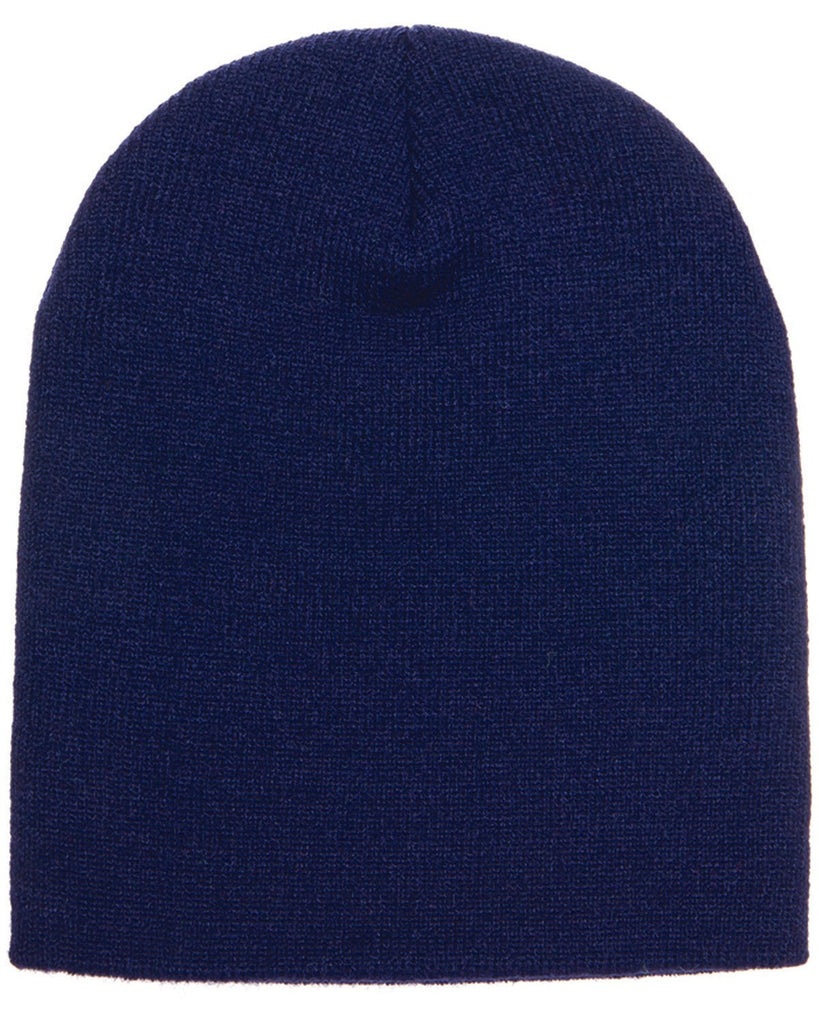 Yupoong-1500-Adult Knit Beanie-NAVY