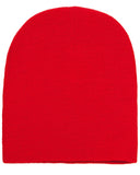 Yupoong-1500-Adult Knit Beanie-RED