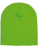 Yupoong-1500-Adult Knit Beanie-SAFETY GREEN