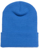 Yupoong-1501-Adult Cuffed Knit Beanie-CAROLINA BLUE