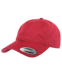 Yupoong-6245CM-Adult Low-Profile Cotton Twill Dad Cap-CRANBERRY