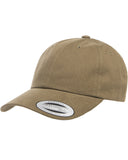 Yupoong-6245PT-Adult Peached Cotton Twill Dad Cap-LIGHT LODEN