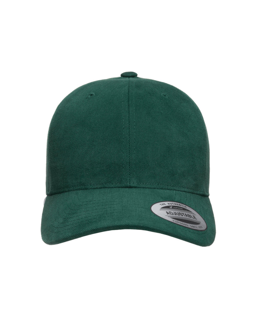 Yupoong-6363V-Adult Brushed Cotton Twill Mid-Profile Cap-SPRUCE