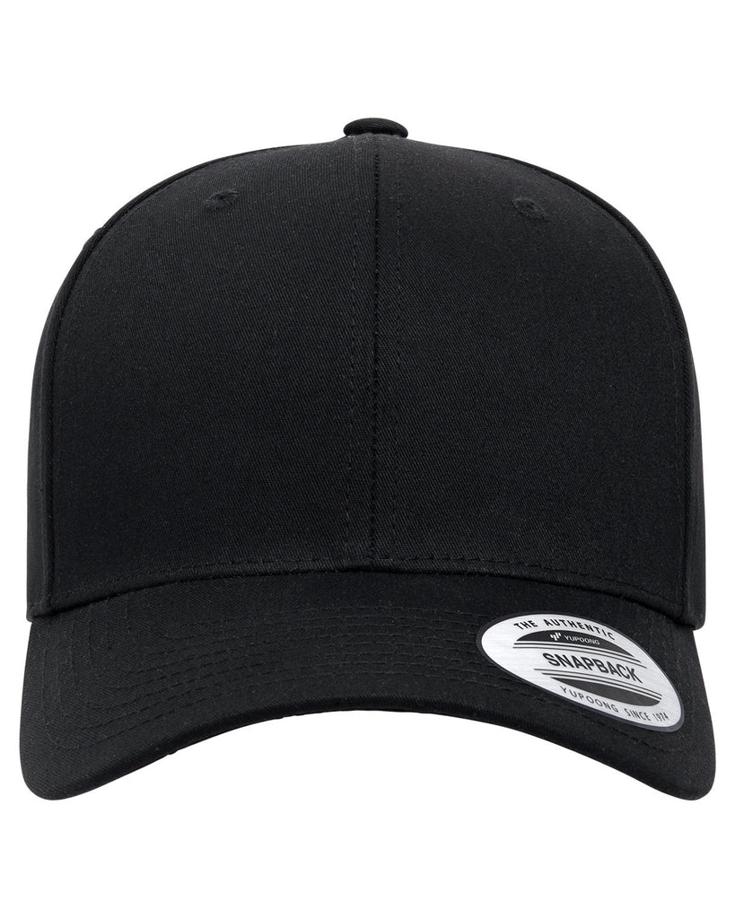 Yupoong-6389-Cvc Twill Hat-BLACK
