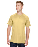Augusta Sportswear-AG1565-Attain 2 Button Baseball Jersey -VEGAS GOLD