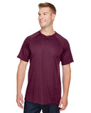 Augusta Sportswear-AG1565-Attain 2 Button Baseball Jersey -MAROON