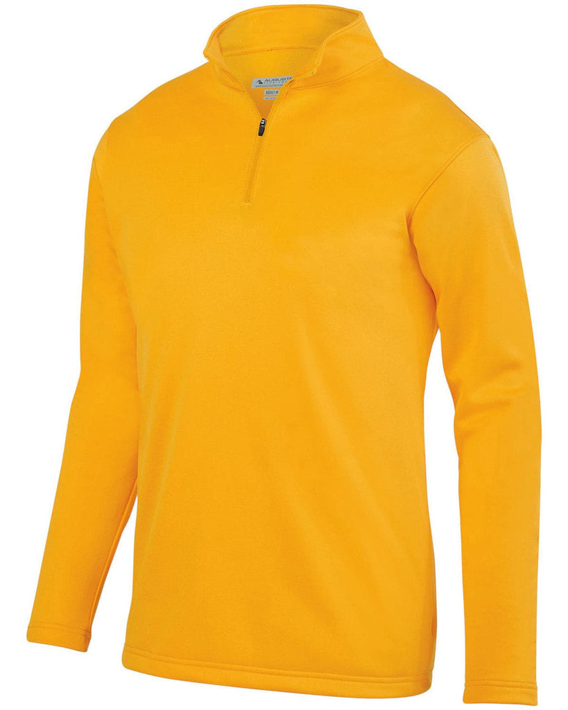 Augusta Sportswear-AG5507-Wicking Fleece Quarter Zip Pullover-GOLD