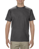 American Apparel-AL1701-Soft Spun Cotton T Shirt-HEATHER CHARCOAL