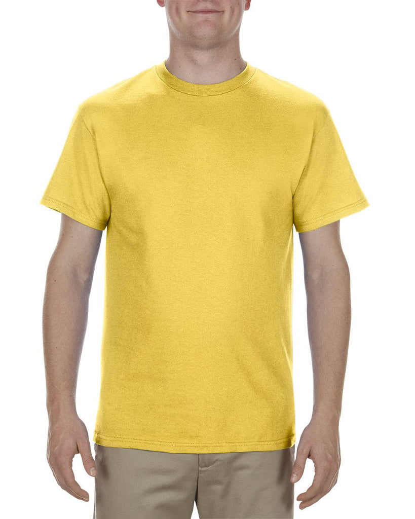 Alstyle-AL1901-100% Cotton T Shirt-YELLOW